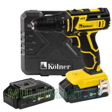 Дрель-шуруповерт Kolner KCD 20-2LC (с 2-мя АКБ, кейс)